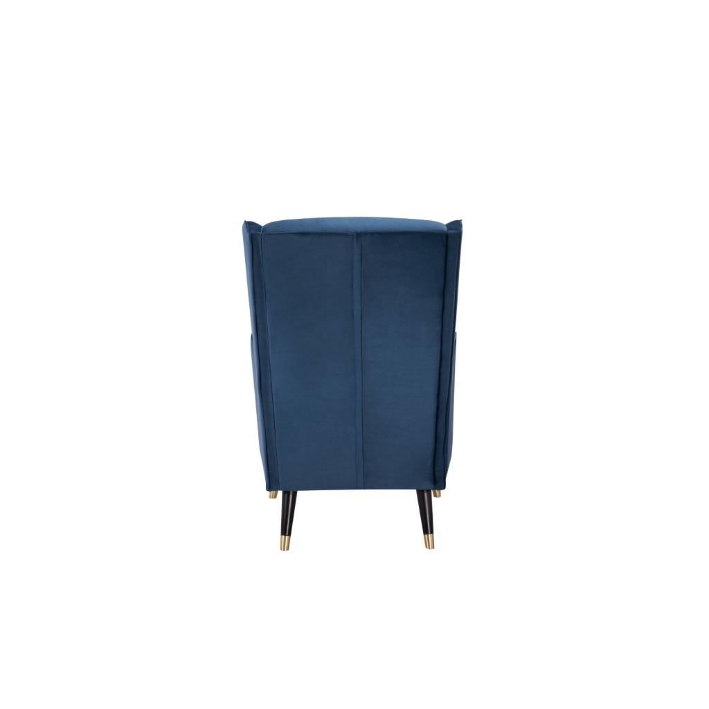 Taylors Lounge Chair in Navy - Furniture Castle