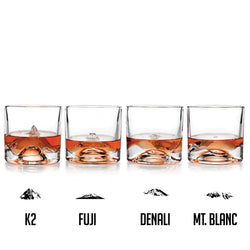 The Peaks Himalayas Glasses Set of 4 - Furniture Castle