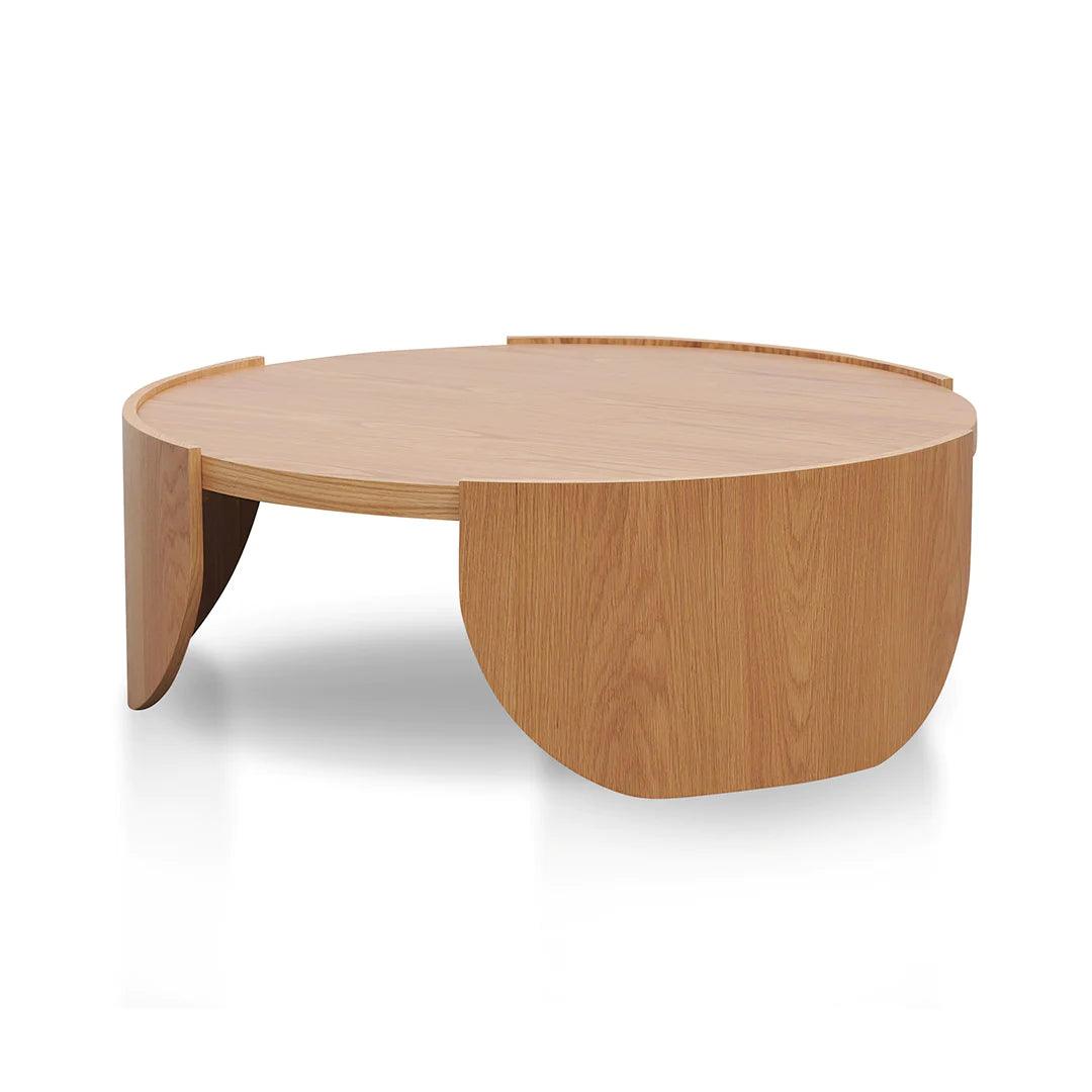Tokyo 1.1m Round Coffee Table - Natural - Furniture Castle