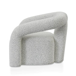 Towely Armchair - Pepper Boucle - Furniture Castle