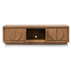 Trak 2m Entertainment TV Unit - Dusty oak - Furniture Castle