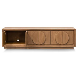 Trak 2m Entertainment TV Unit - Dusty oak - Furniture Castle