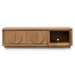 Trak 2m Entertainment TV Unit - Dusty oak - Furniture Castle