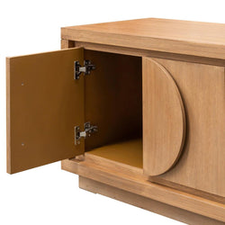 Trak 2m Entertainment TV Unit - Dusty oak - Furniture Castle