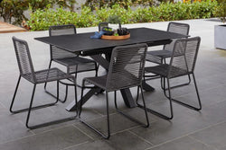 Venice 1.80-2.25m Extension Dining Table Blizzard Ceramic - Furniture Castle