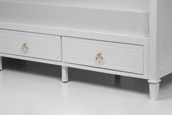 Mariana 3 Drawer King Single Daybed – White