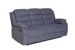 Apollo Fabric 3+1+1  Seater Reacliner Sofa Medium Grey