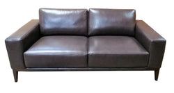 Camin Leather 3 Seater Sofa Chocolate 195.5x97.5x83.5cm