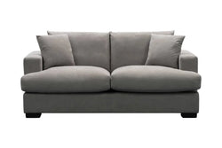 Hastings Fabric 2 Seater Lounge Light Grey 190x98x86 Cm