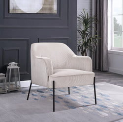 FC Armchair Fabric Silver Grey with Black Legs 71.5x77x82.5 Cm