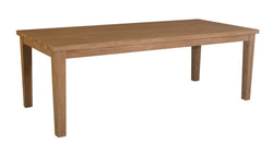 Marrakesh Rectangular Outdoor Dining Table 2.2m – Eucalyptus Timber