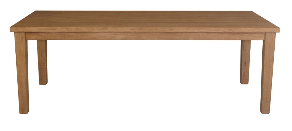 Marrakesh Rectangular Outdoor Dining Table 2.2m – Eucalyptus Timber