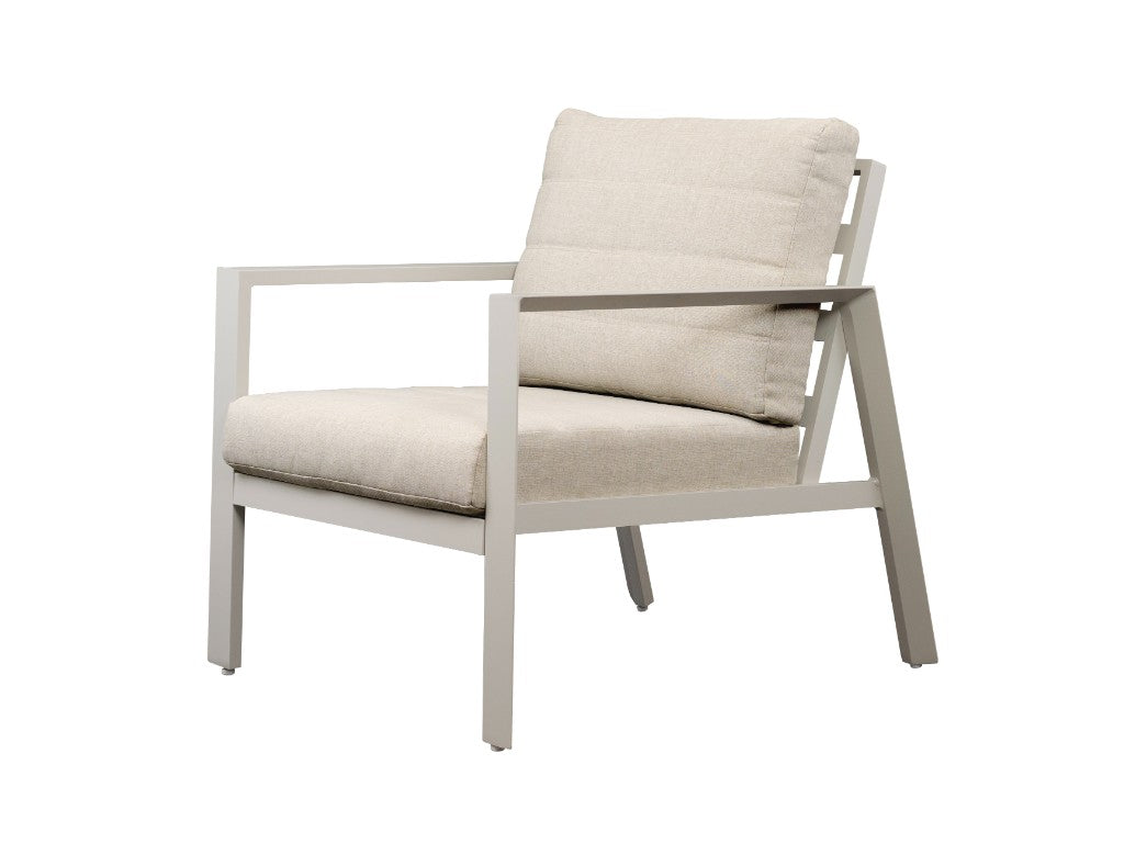 Reed 4 Piece Outdoor Lounge Set – Cream