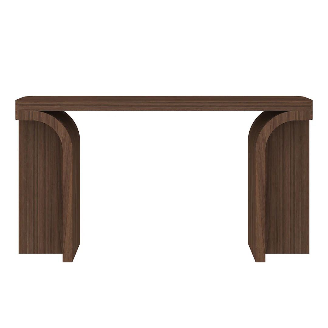 Waterfall Bliss 1.5m Console Table - Walnut - Furniture Castle