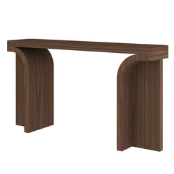 Waterfall Bliss 1.5m Console Table - Walnut - Furniture Castle