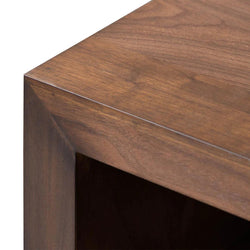 Wooden 2m TV Entertainment Unit - Walnut - Furniture Castle